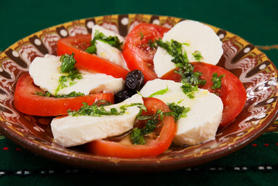Tomato Mozzarella Basil Salad