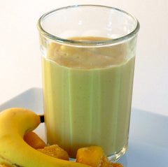 Vegan Banana Mango Lassi