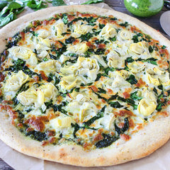 Green Lover's Pizza with Spinach
